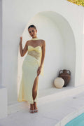 Front-Lace Hip-Twist Maxi