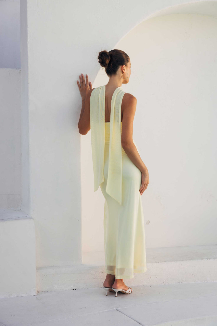 Front-Lace Hip-Twist Maxi