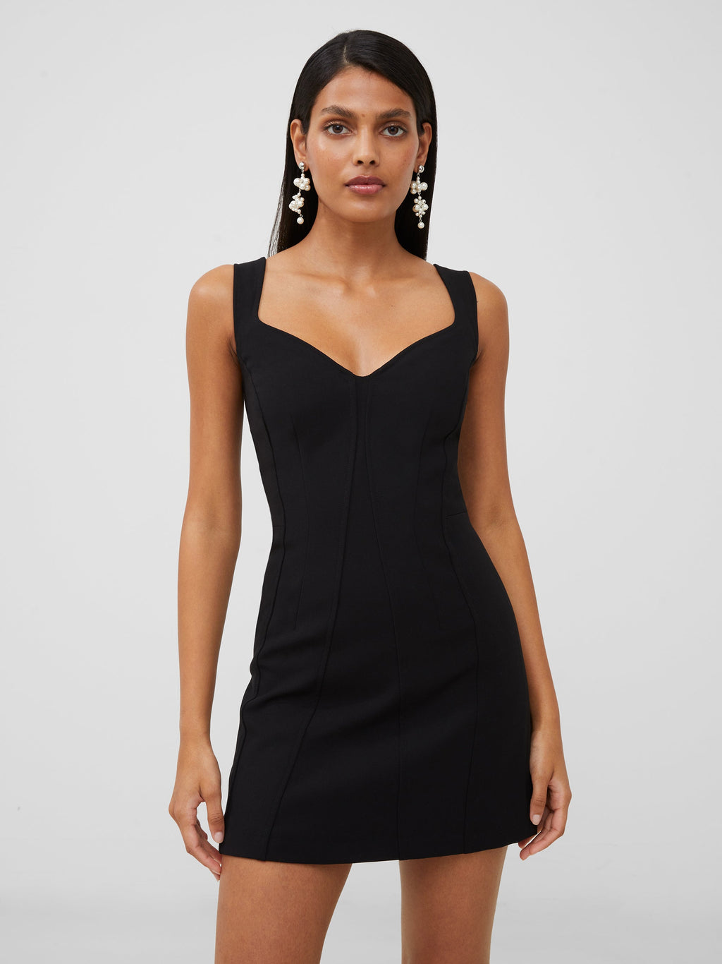 Dreamy Square-Neck Mini Dress