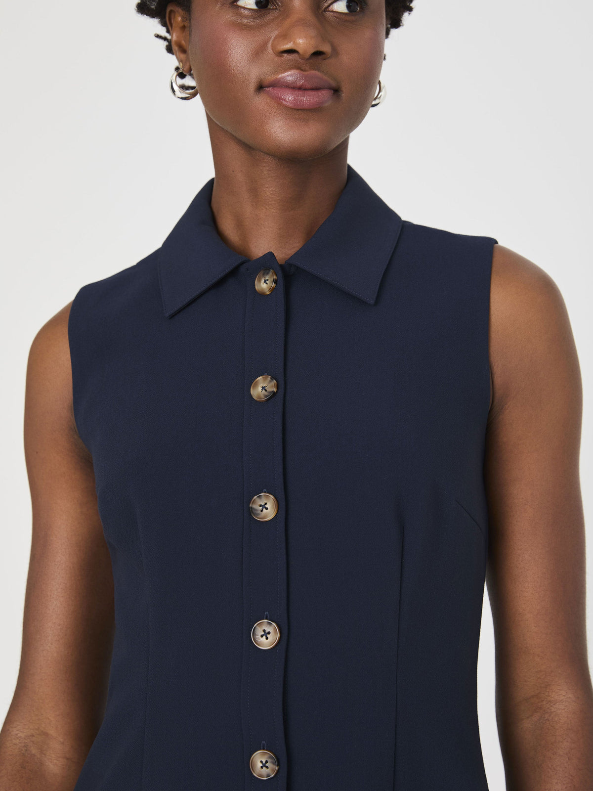 ‌Everyday Collar Shift Dress
