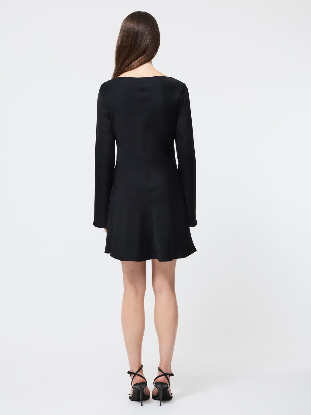‌Satin Flare Mini Dress