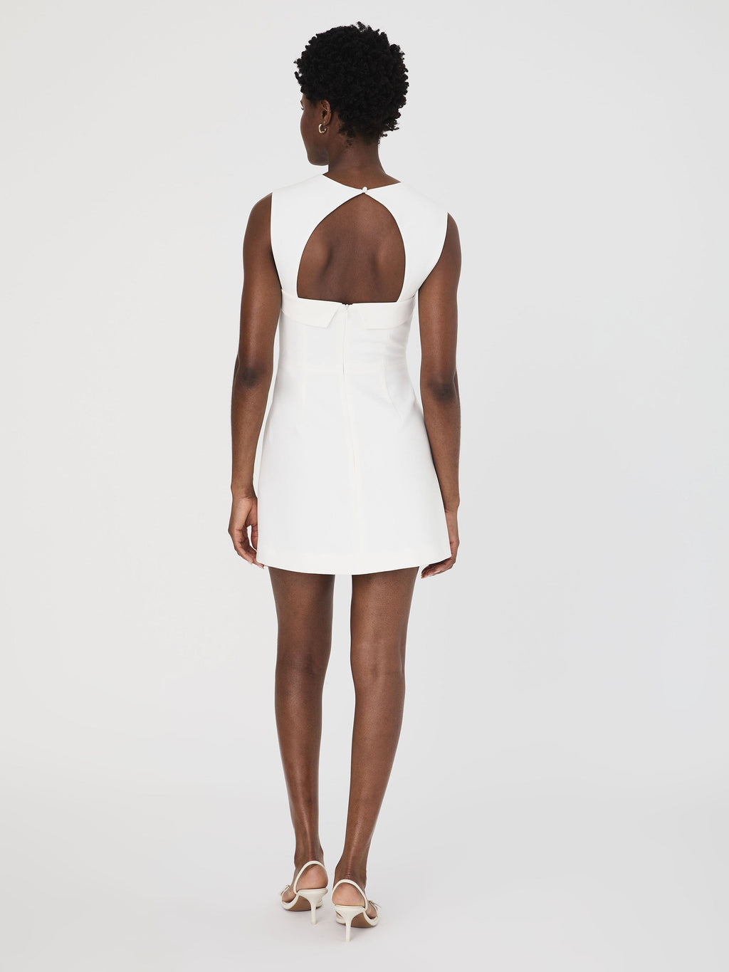Elegant Open-Back Mini Dress