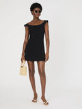 Spring Scoop-Neck Delicate Collar Dress