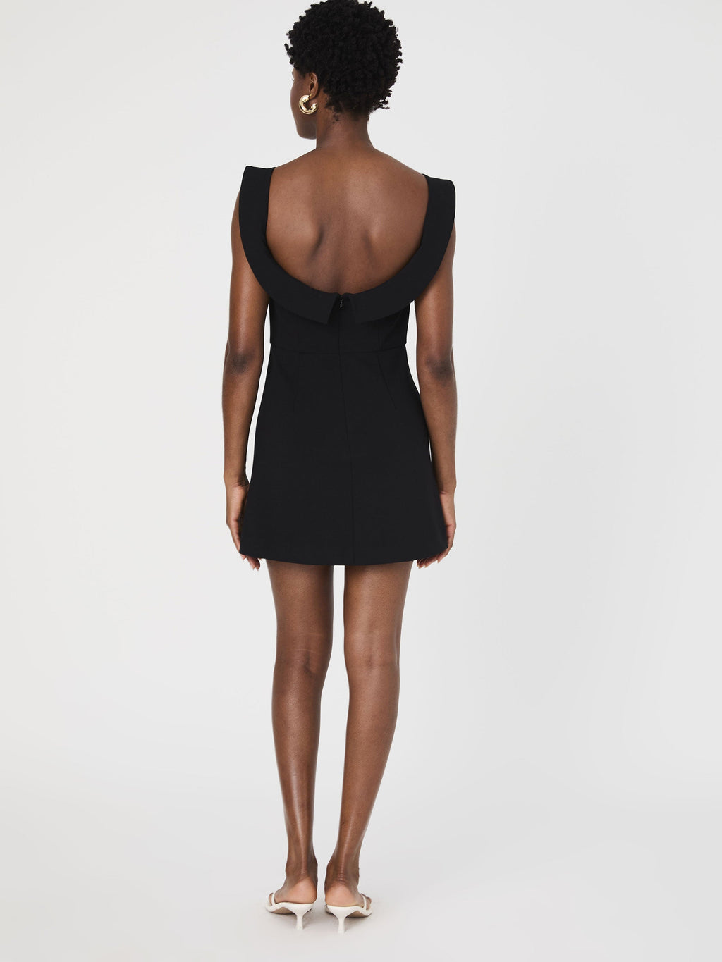 Spring Scoop-Neck Delicate Collar Dress