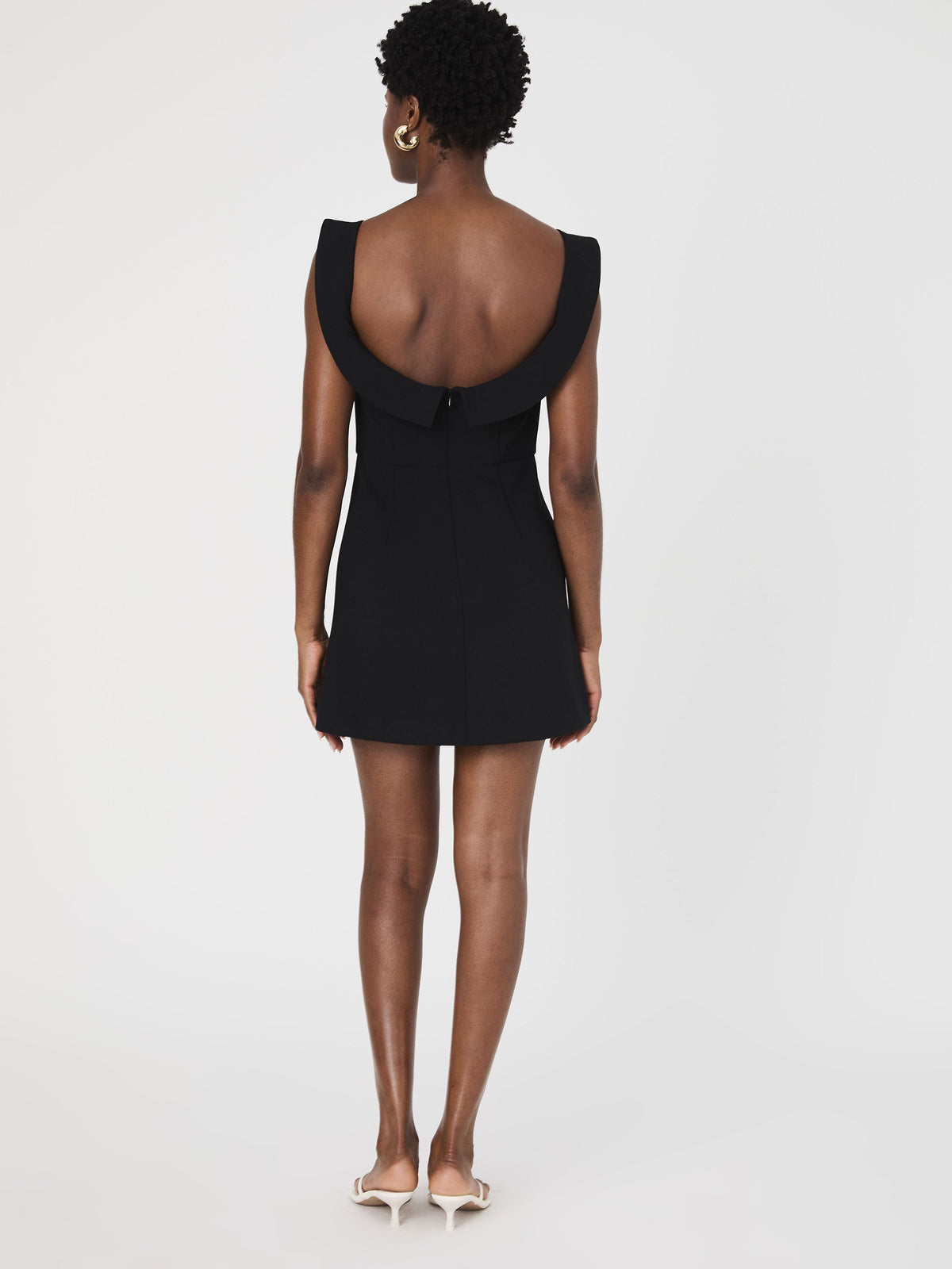 Spring Scoop-Neck Delicate Collar Dress