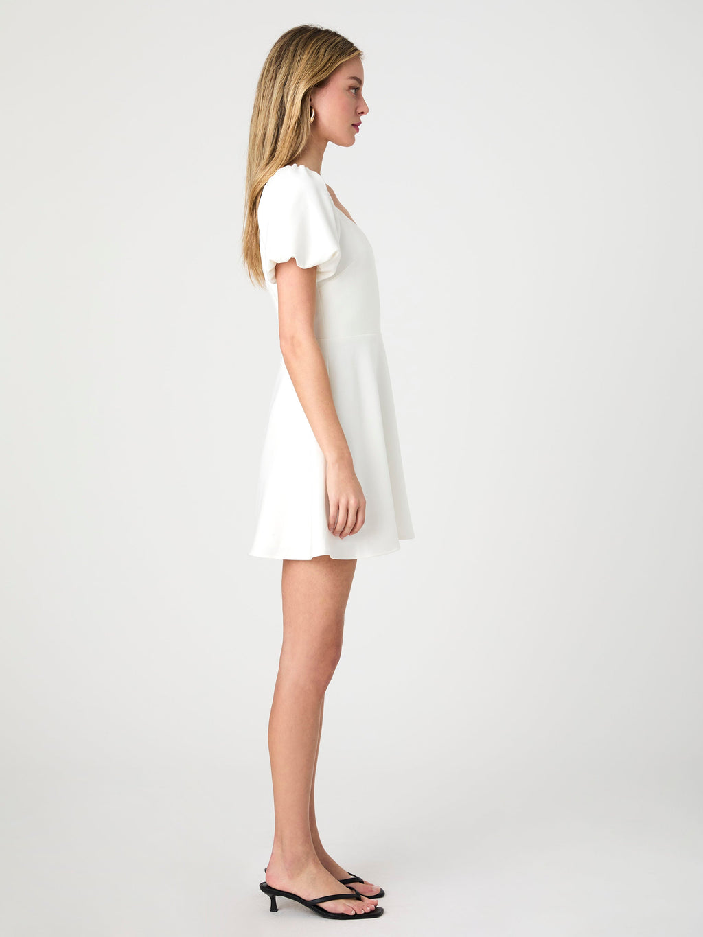 ‌Wrap Puff Sleeve Dress