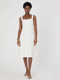 ‌Linen Flare Dress