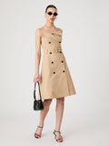 Polished Trench Dress