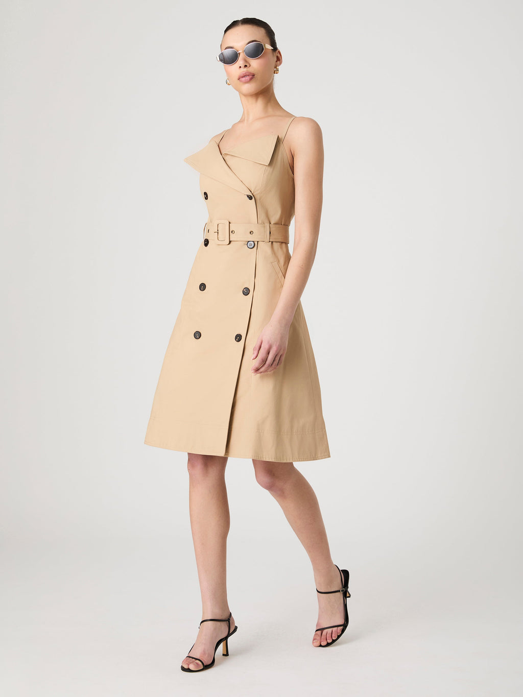 Polished Trench Dress