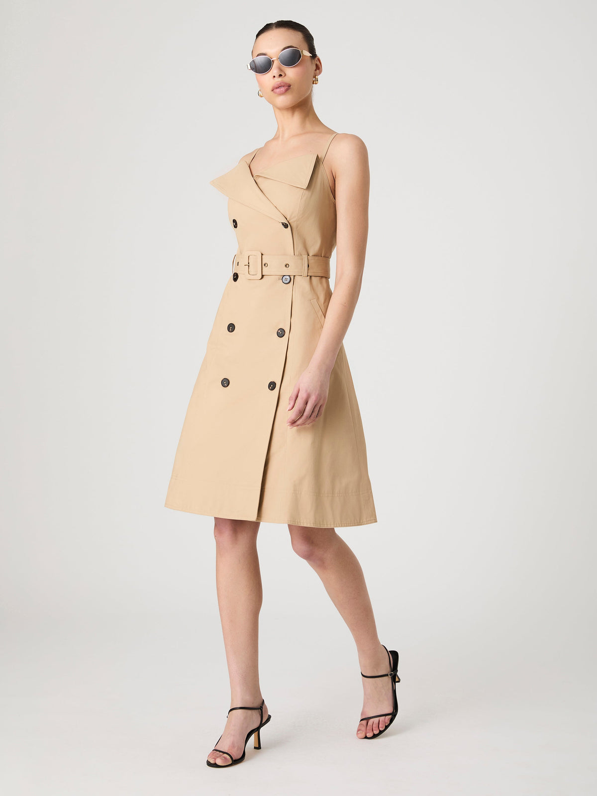 Polished Trench Dress