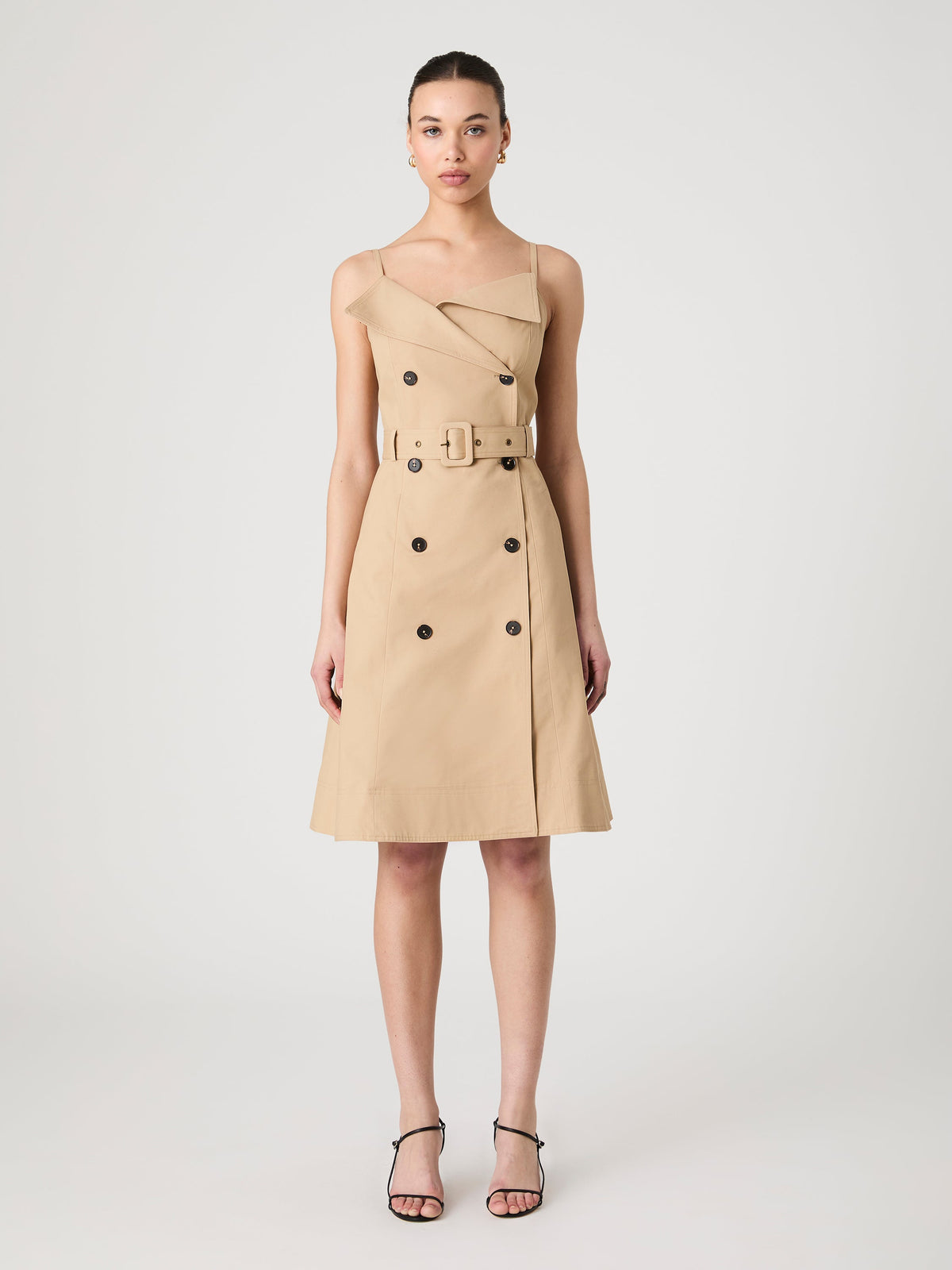 Polished Trench Dress