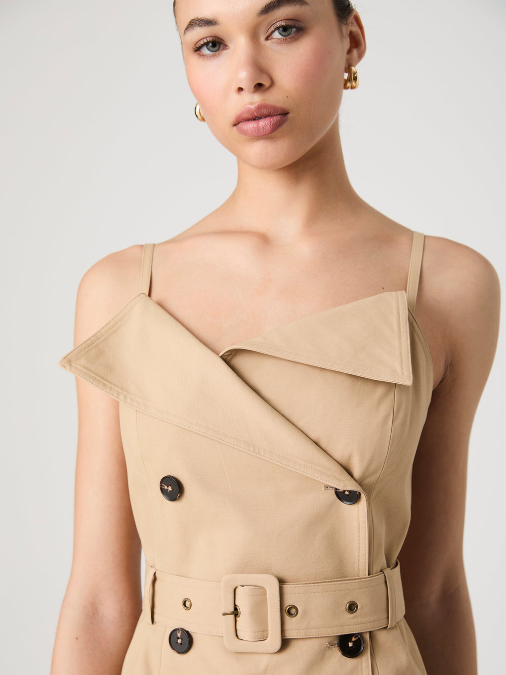 Polished Trench Dress