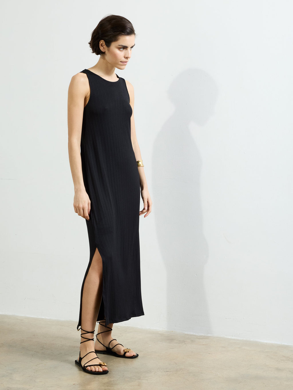 ‌Racerback Slit Dress