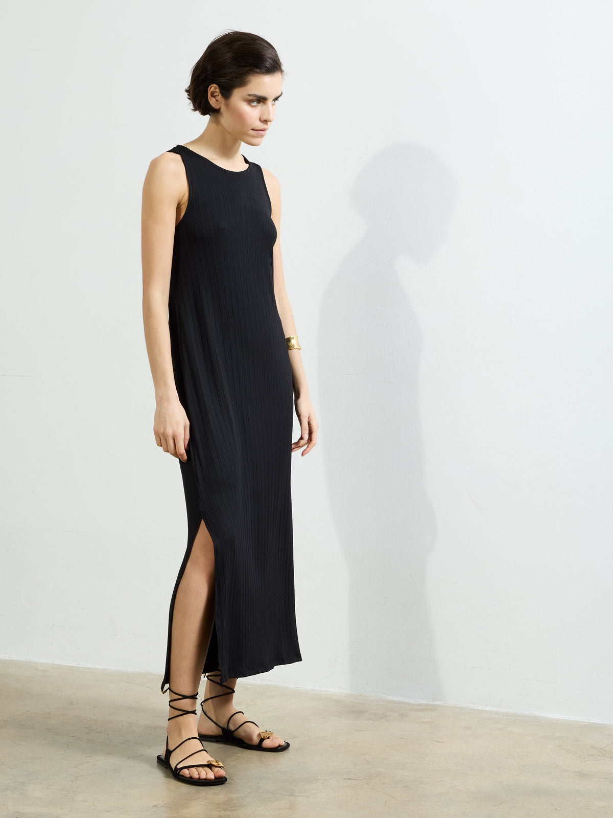 ‌Racerback Slit Dress