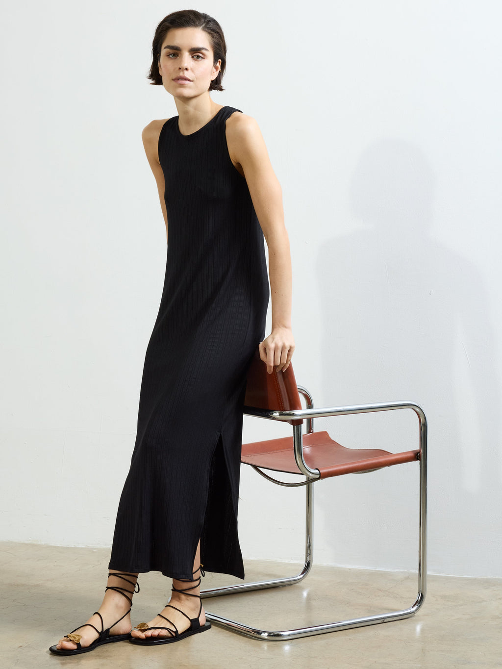 ‌Racerback Slit Dress