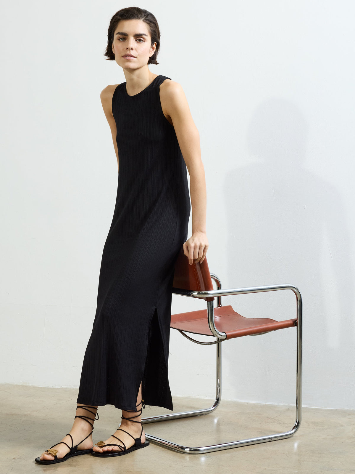 ‌Racerback Slit Dress