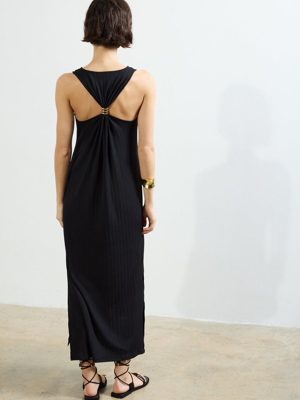 ‌Racerback Slit Dress