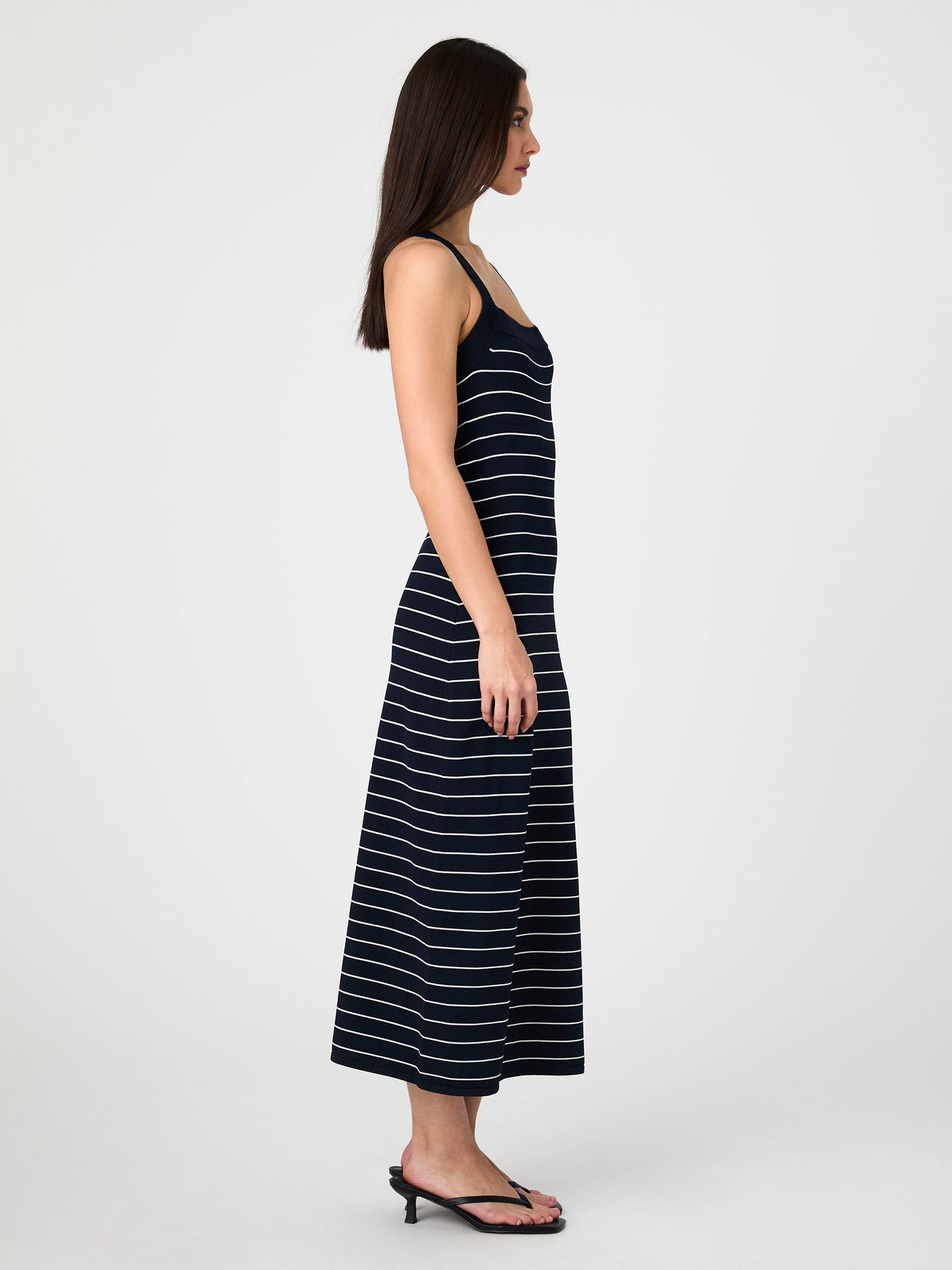 ‌Naughtical Striped Crossover Dress