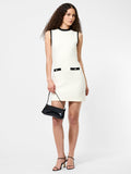 ‌Mod-Trim Shift Dress