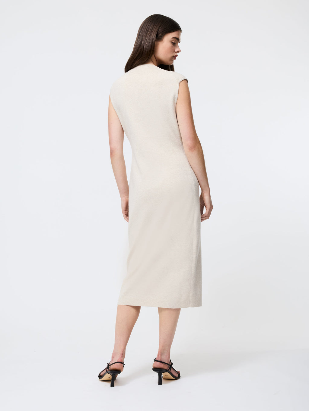 ‌Button Front Midi Dress