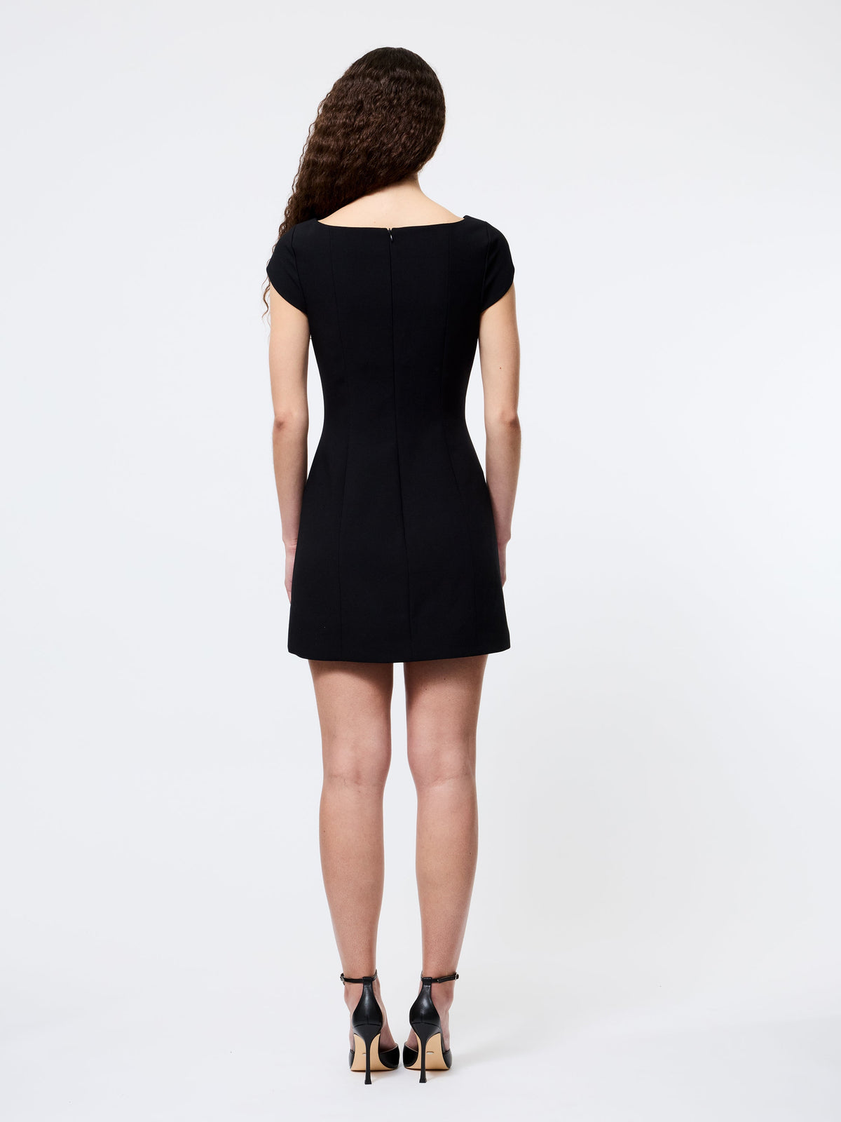 ‌Versatile Square-Neck Mini Dress