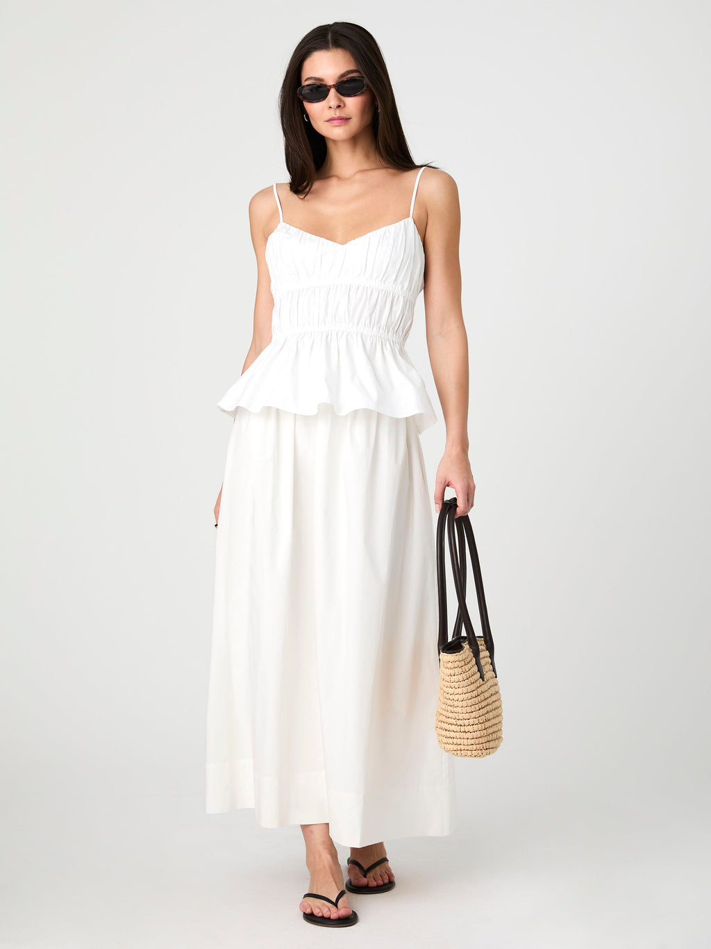 Peplum Ruched Top