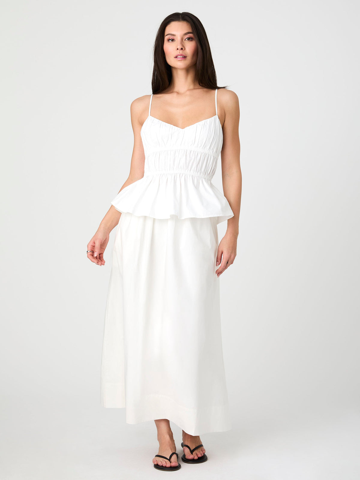 Peplum Ruched Top