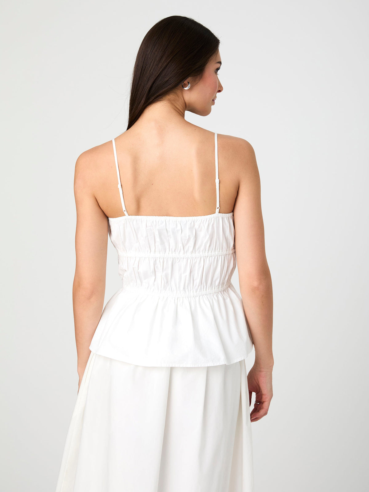 Peplum Ruched Top