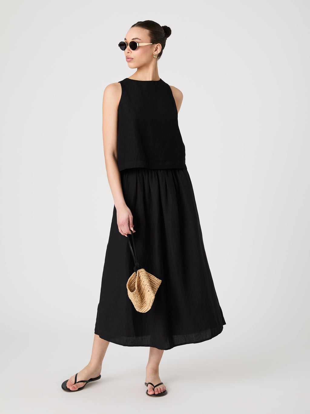 Minimalist Linen Tank Top