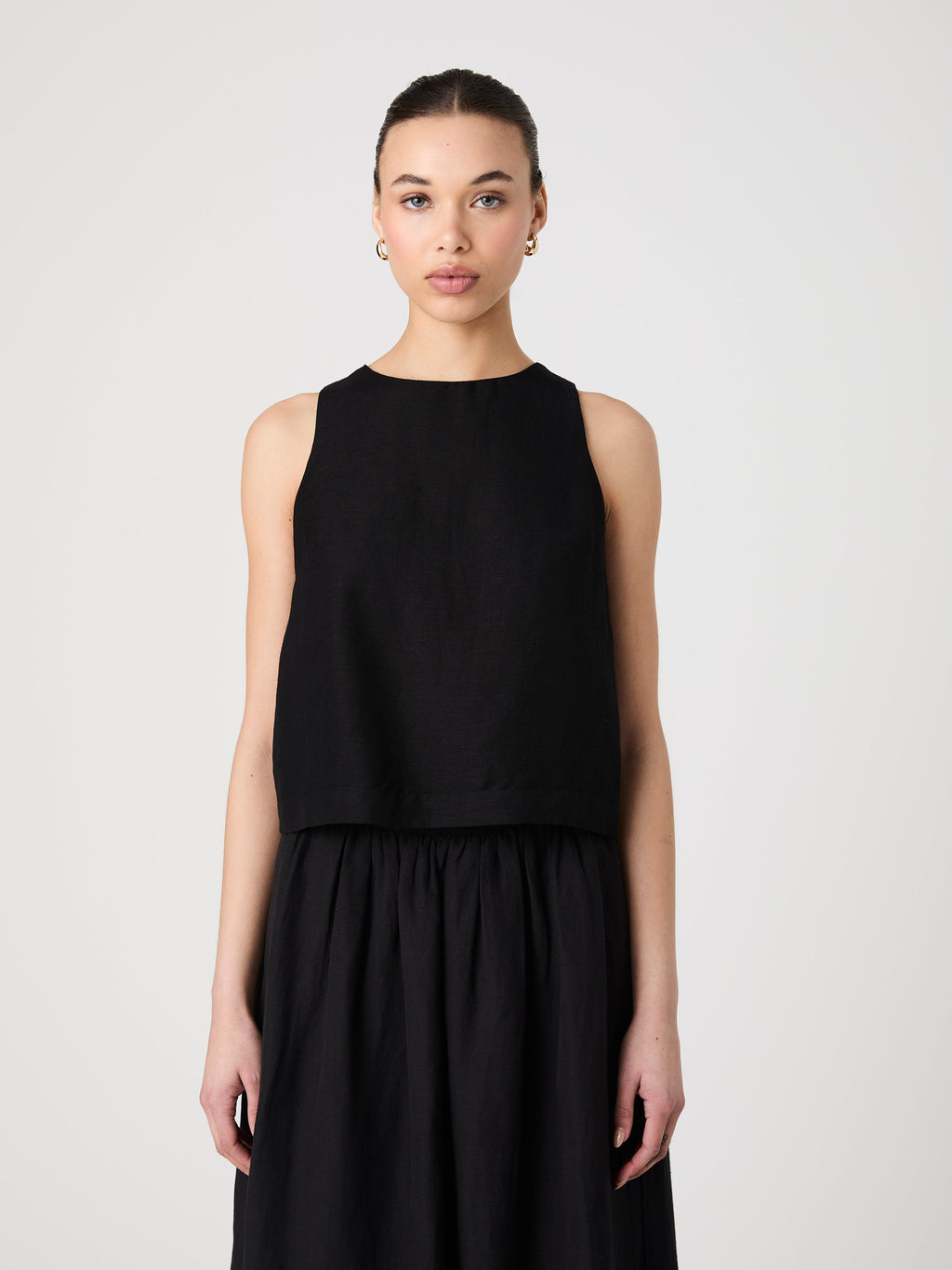 Minimalist Linen Tank Top