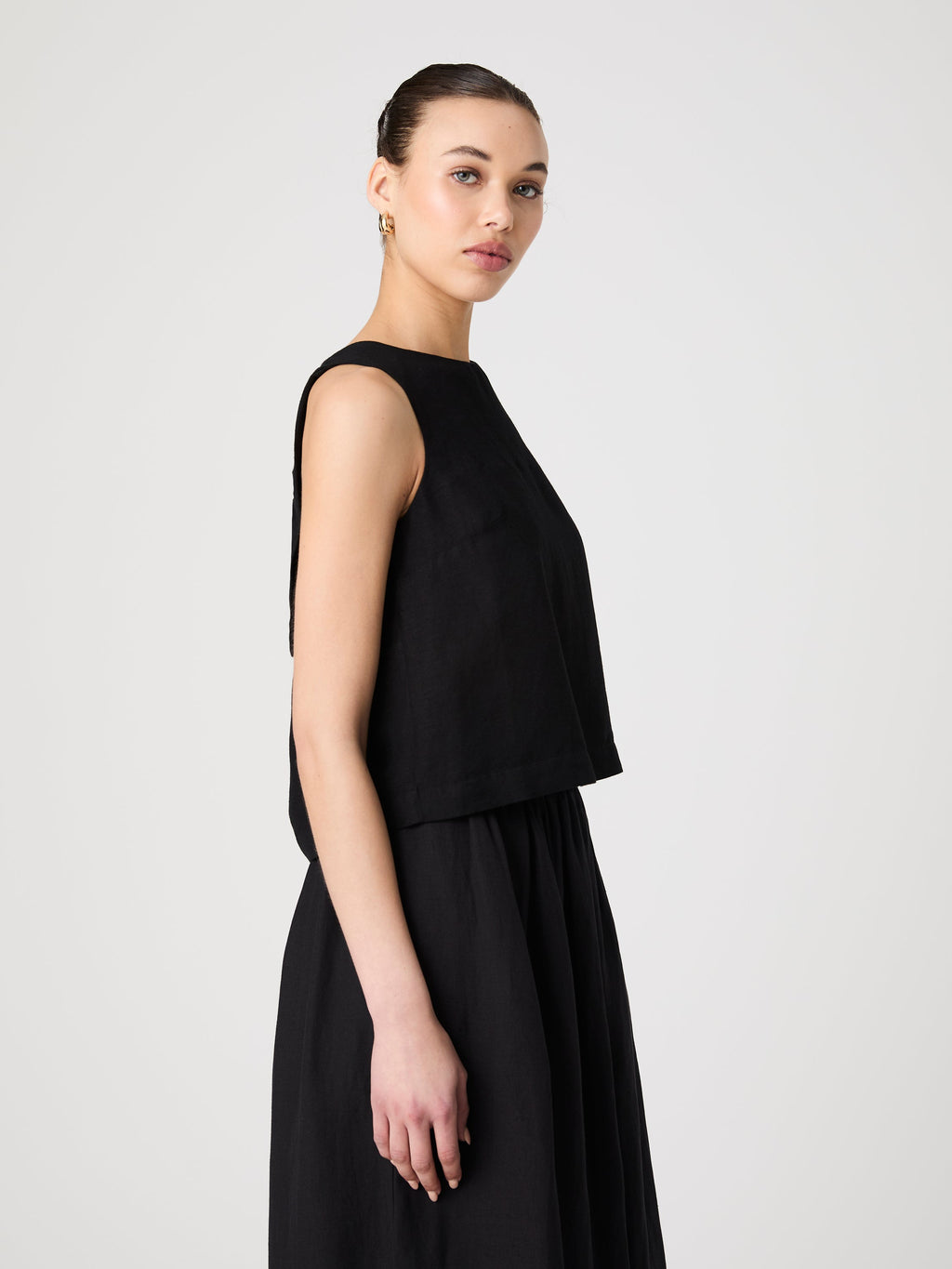 Minimalist Linen Tank Top