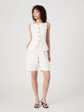 Boat Neck Linen Top