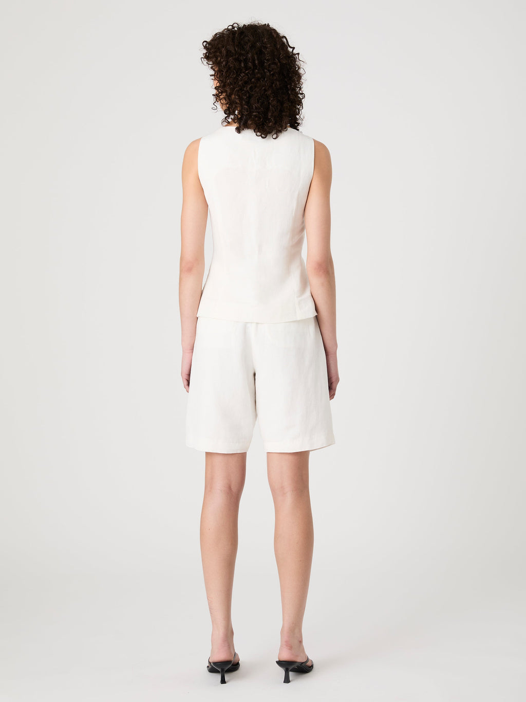 Boat Neck Linen Top
