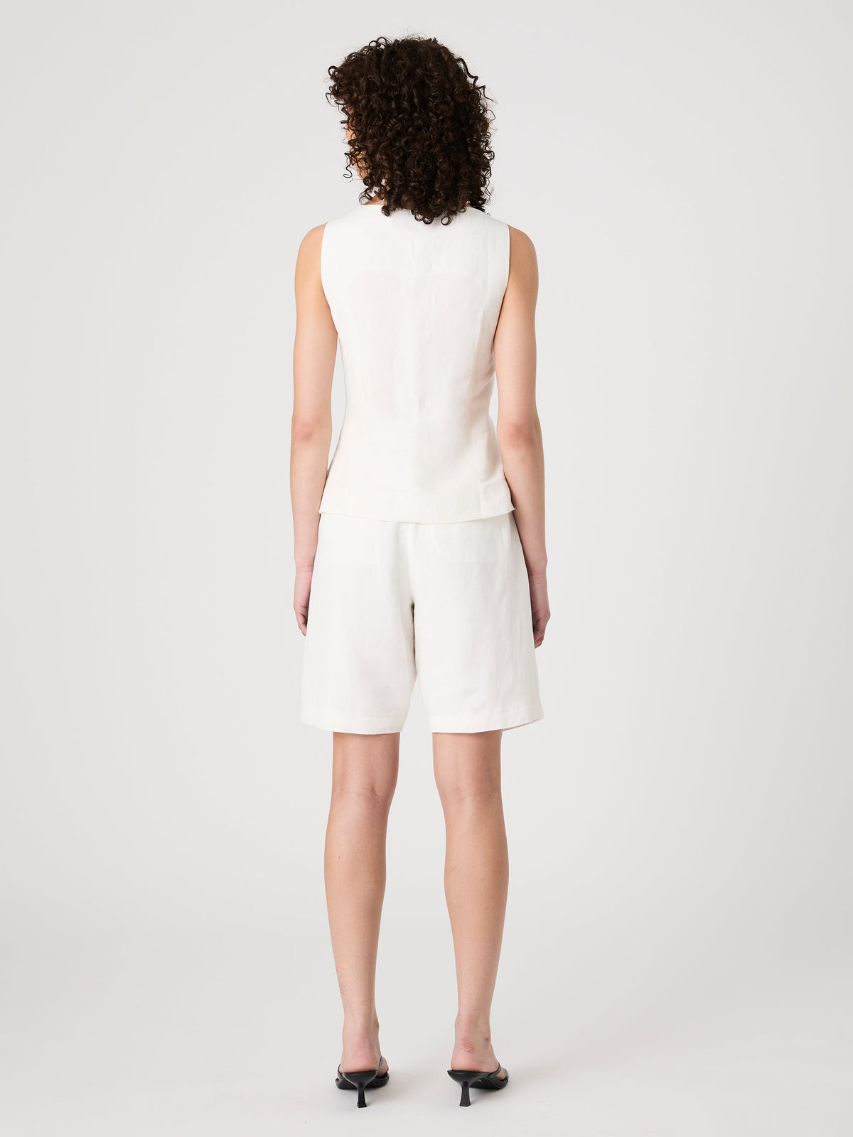 Boat Neck Linen Top
