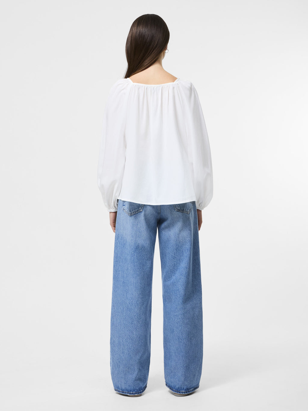 ‌Poet Blouse with Balloon Sleeves