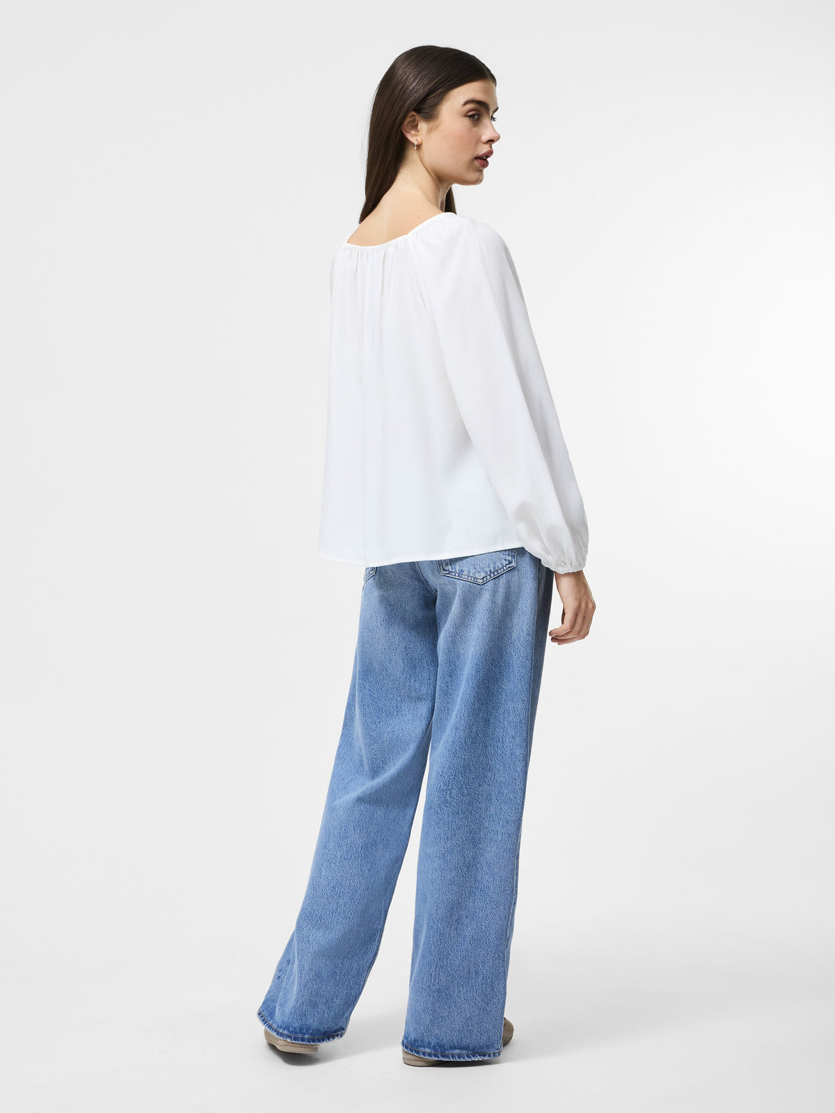 ‌Poet Blouse with Balloon Sleeves