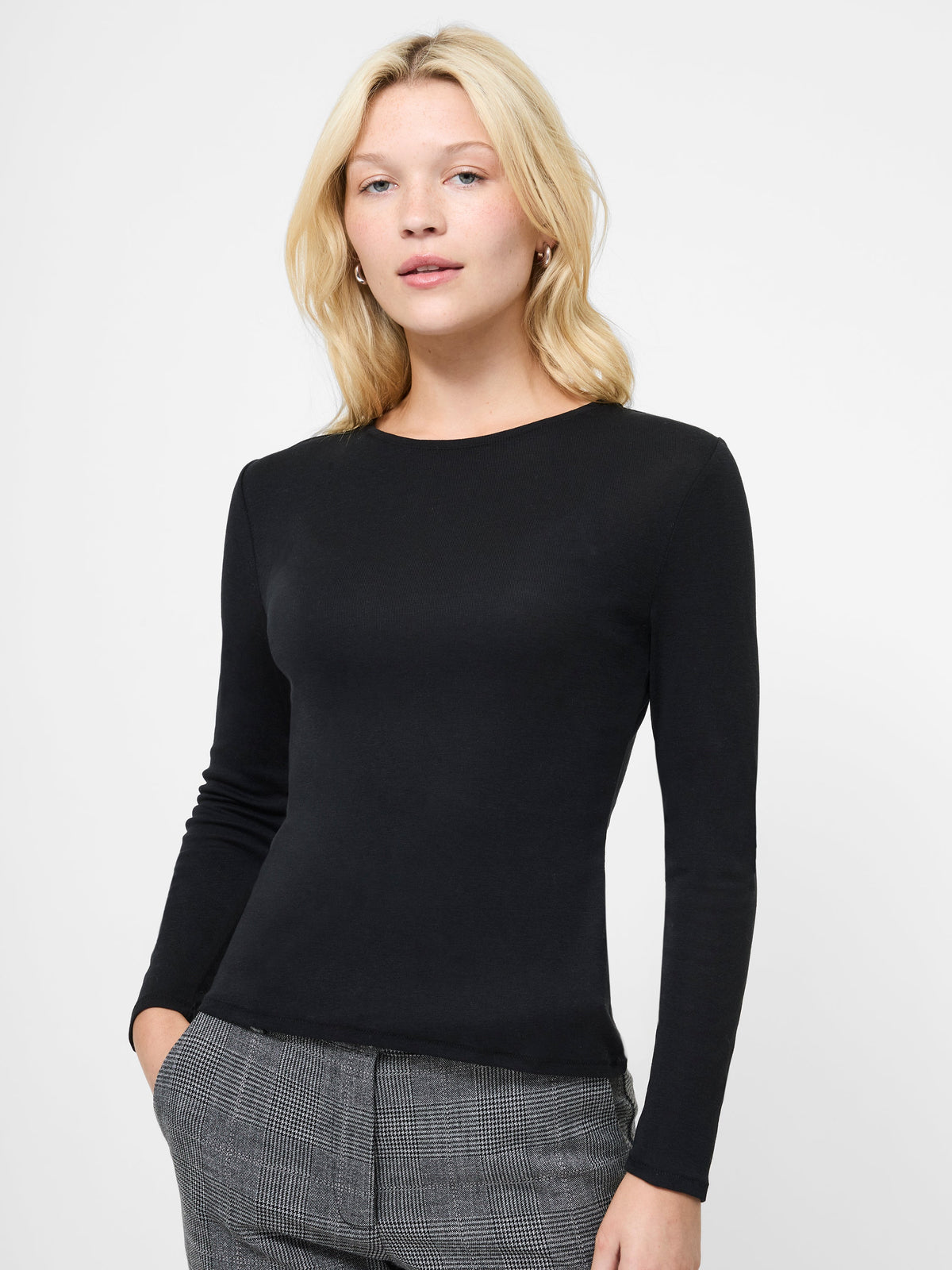 ‌Cotton Crew Neck Tee