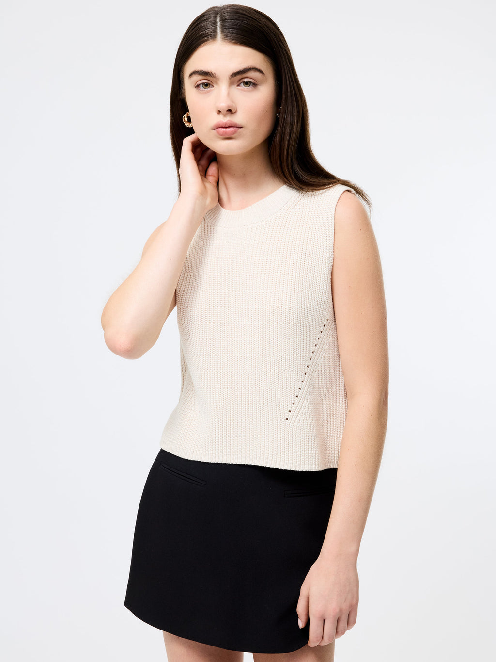 Chic Minimalist Knit Vest