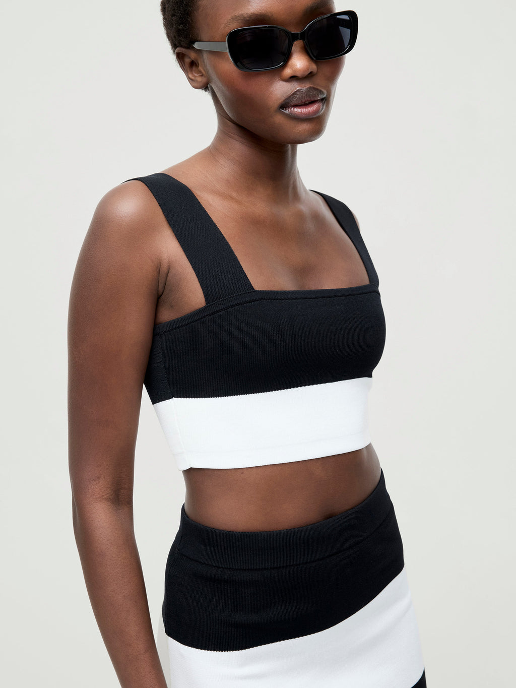 ‌Square Neck Strap Top