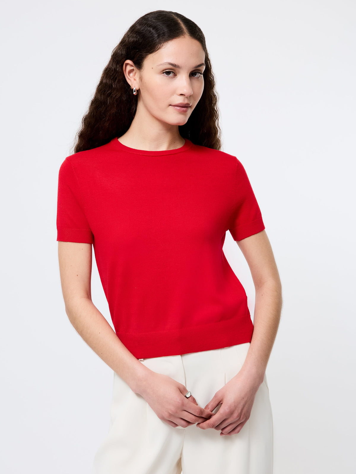 Refined Short Knit Sweater