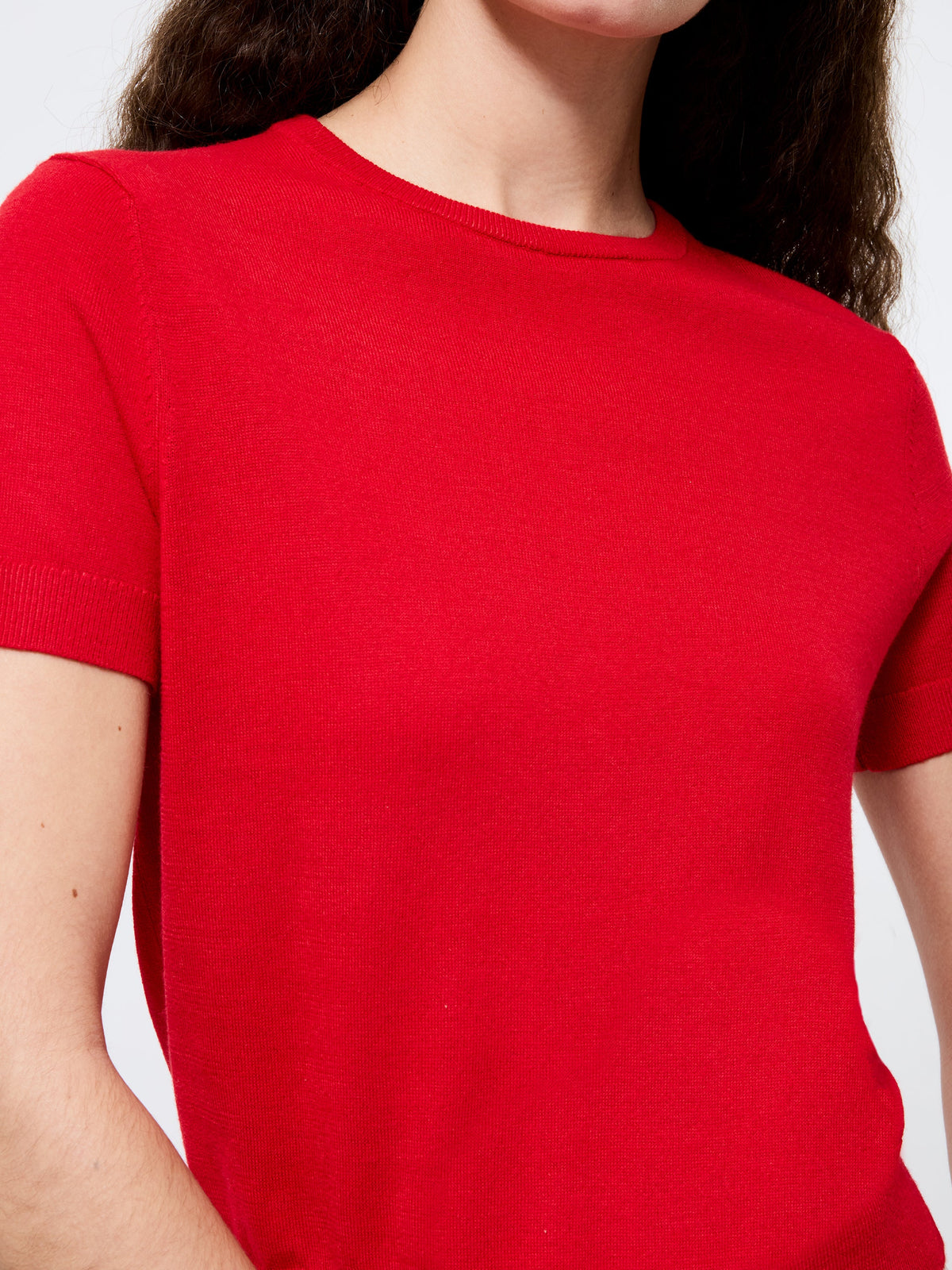 Refined Short Knit Sweater