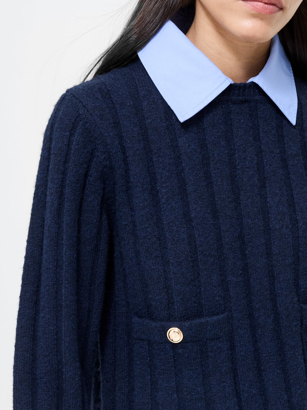 Polished Rib Layering Sweater