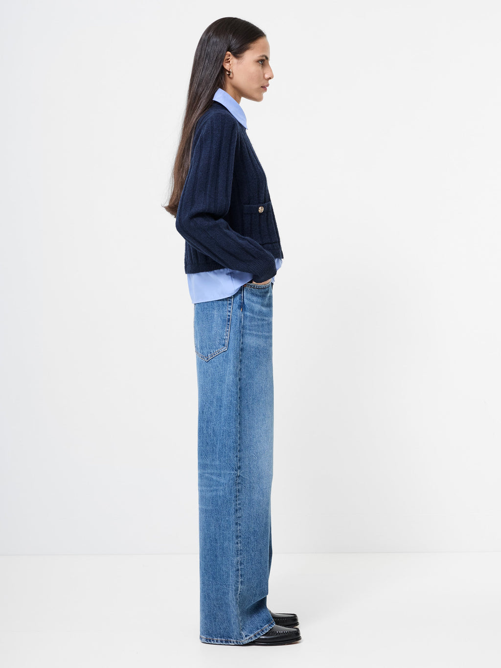 Polished Rib Layering Sweater