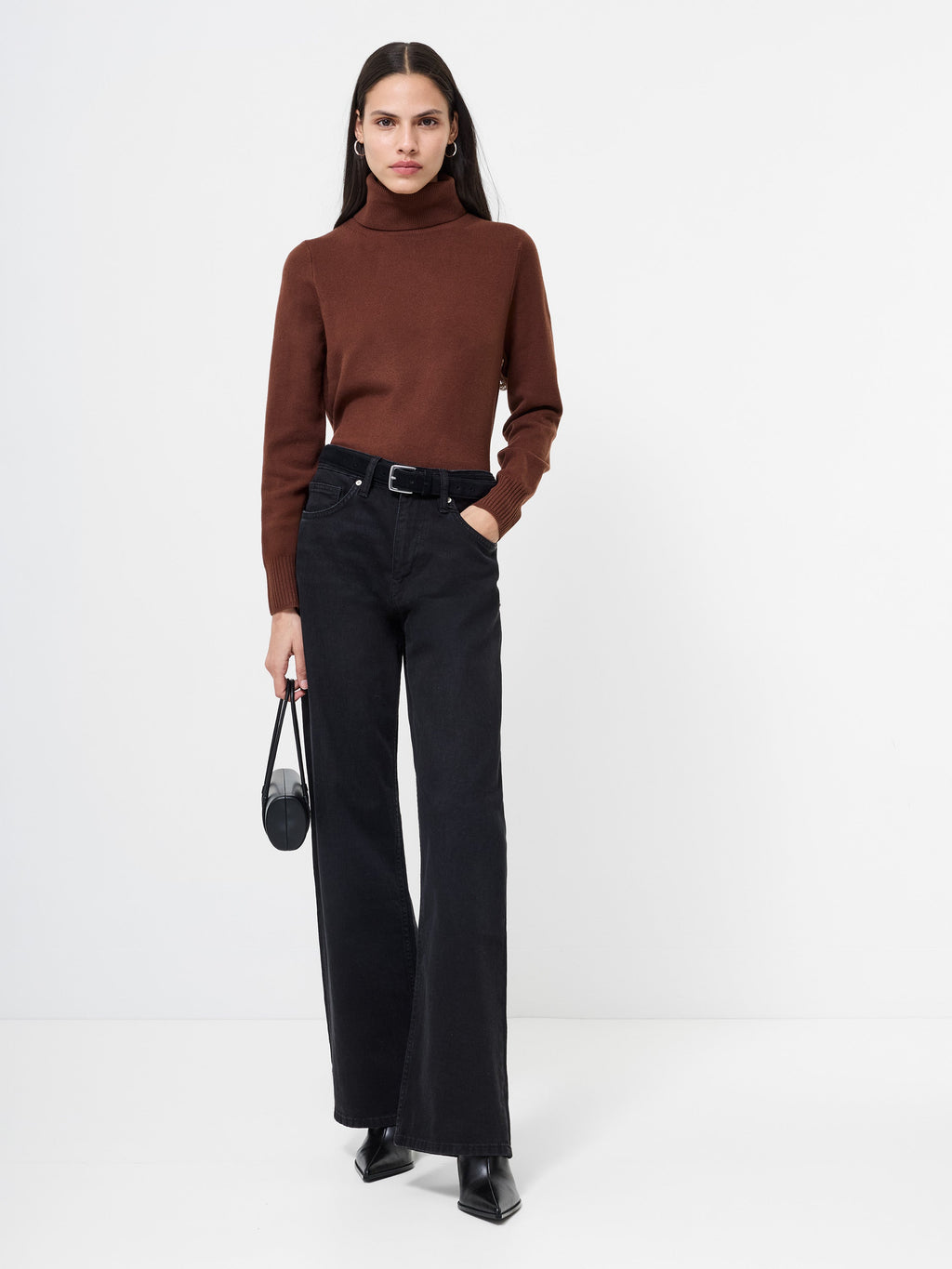 Relaxed Fit Turtleneck Knit