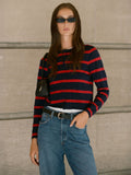 Bold Striped Knit Cardigan