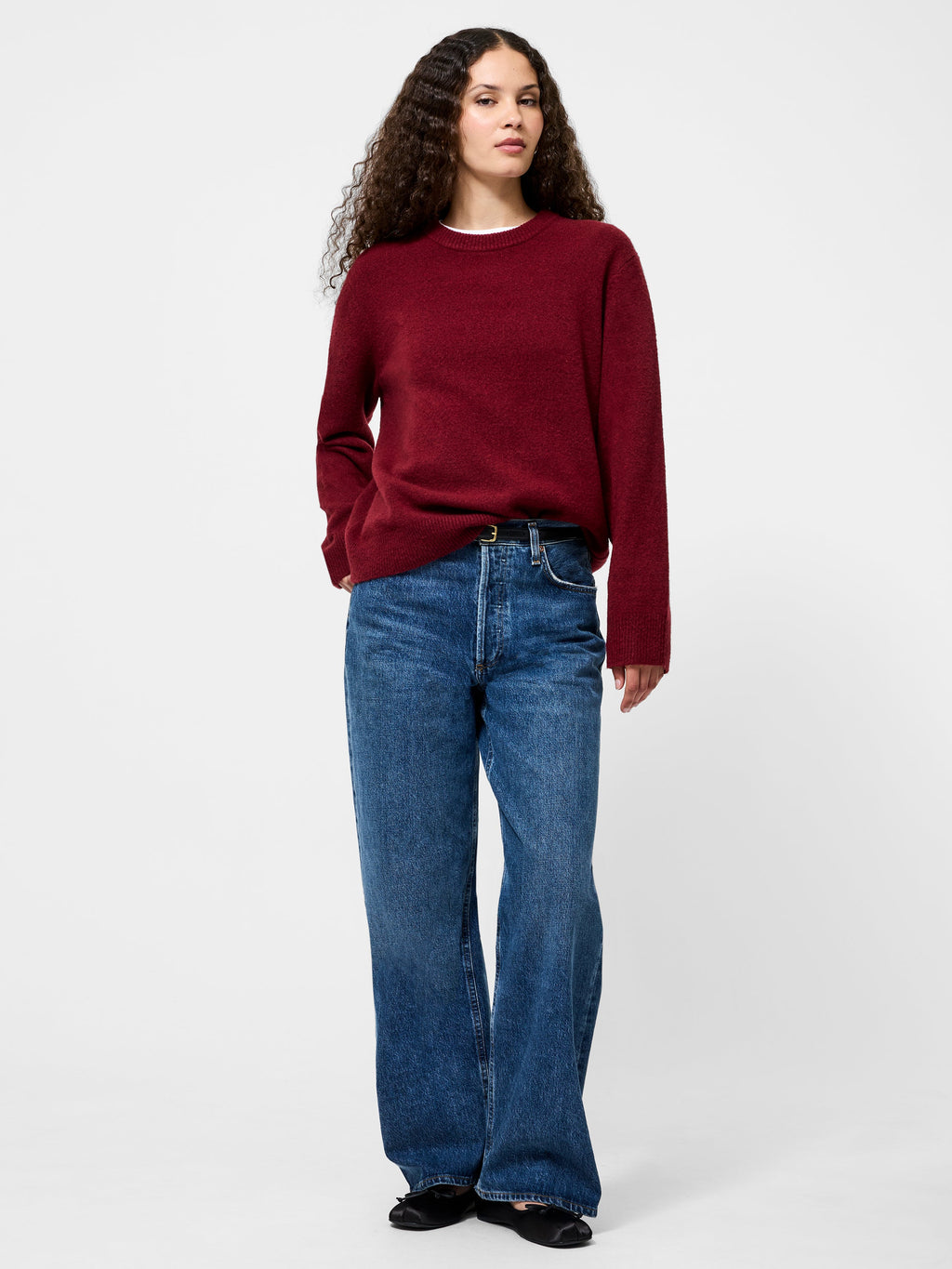 Oversized Plush Wool Blend Sweater