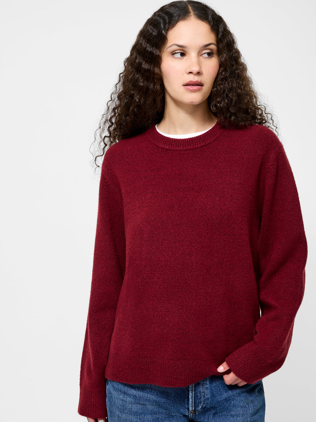 Oversized Plush Wool Blend Sweater