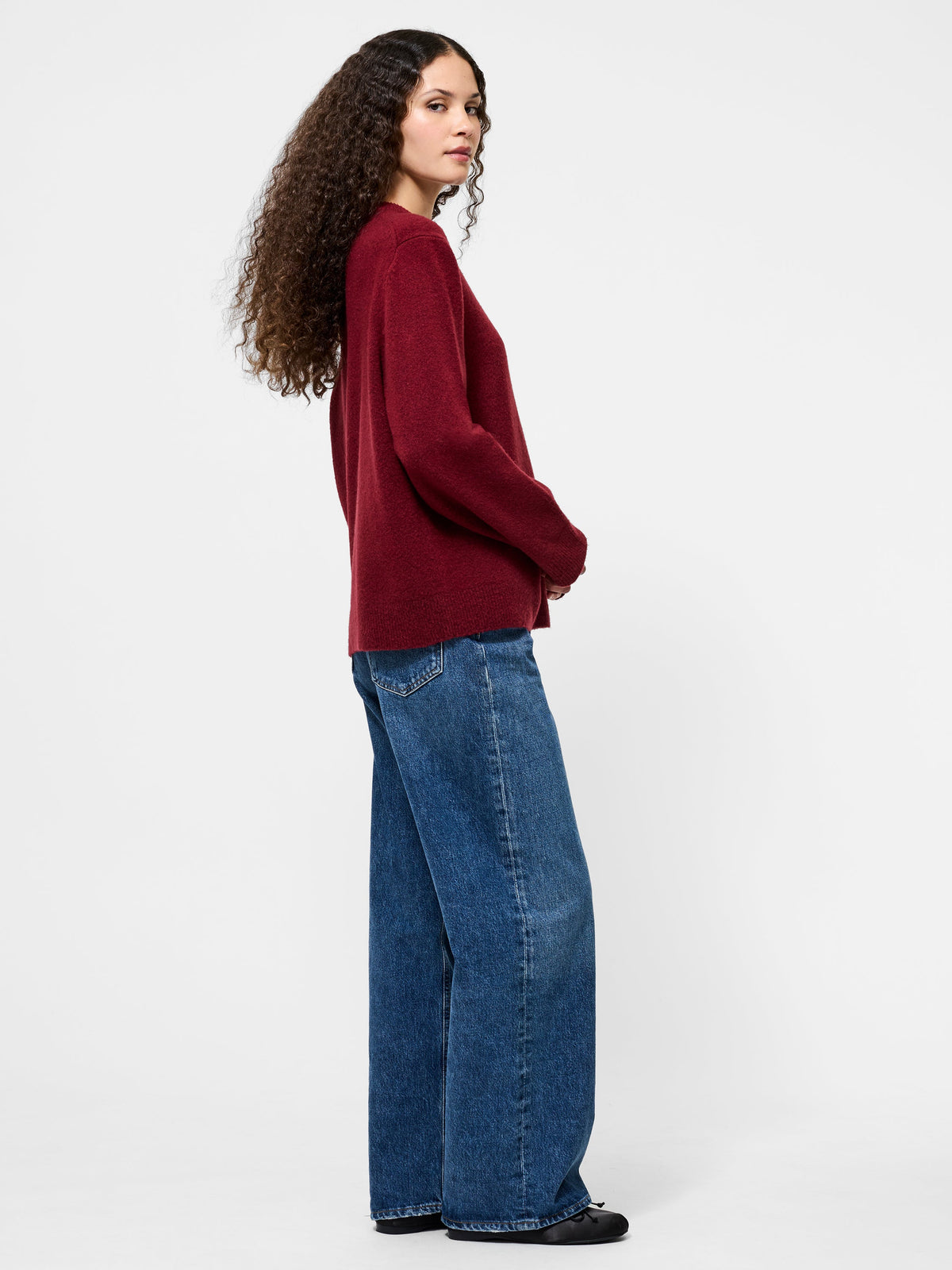 Oversized Plush Wool Blend Sweater