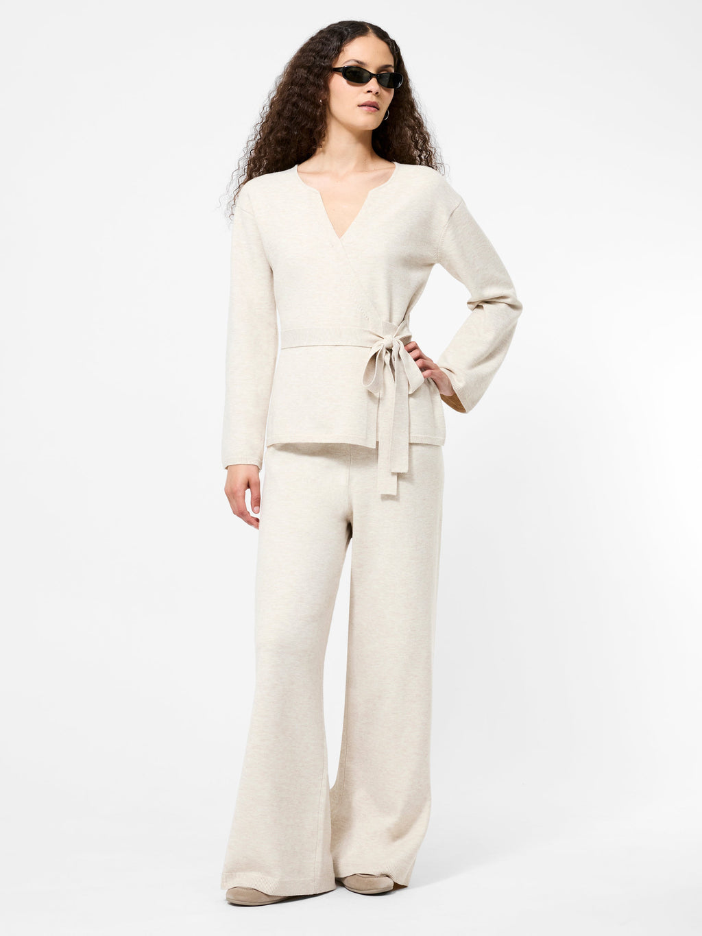 Wrap-Tie Knit Cardigan