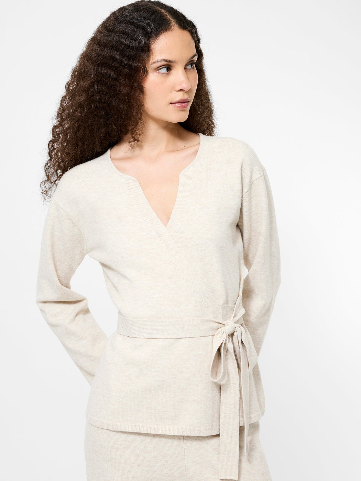 Wrap-Tie Knit Cardigan
